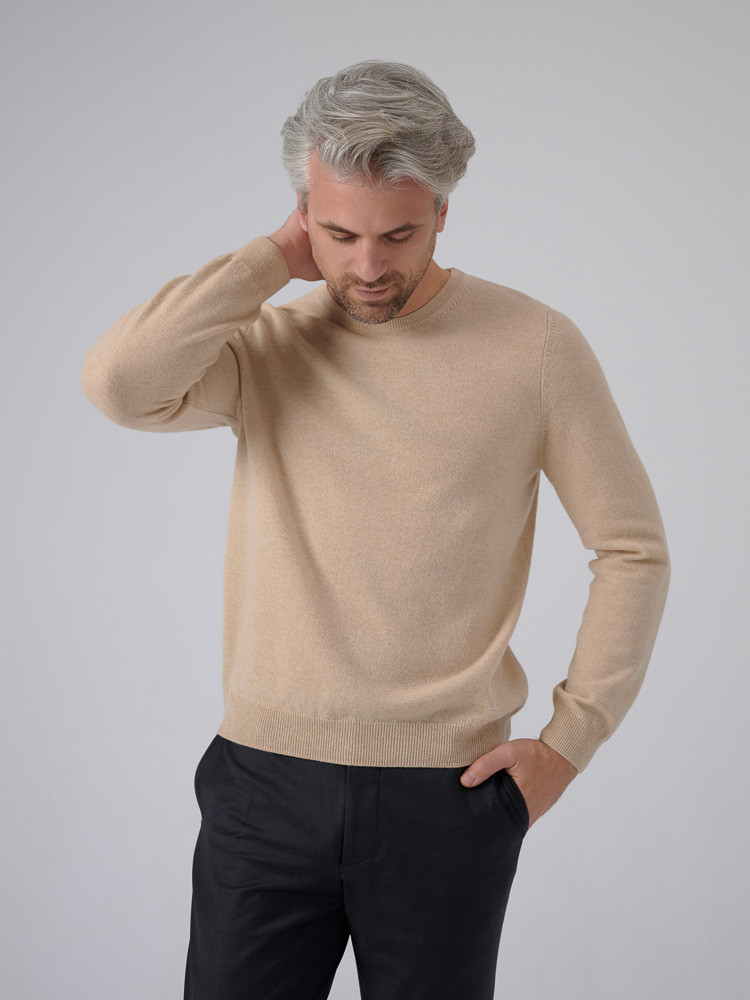Klasyczny sweter męski 100% kaszmir