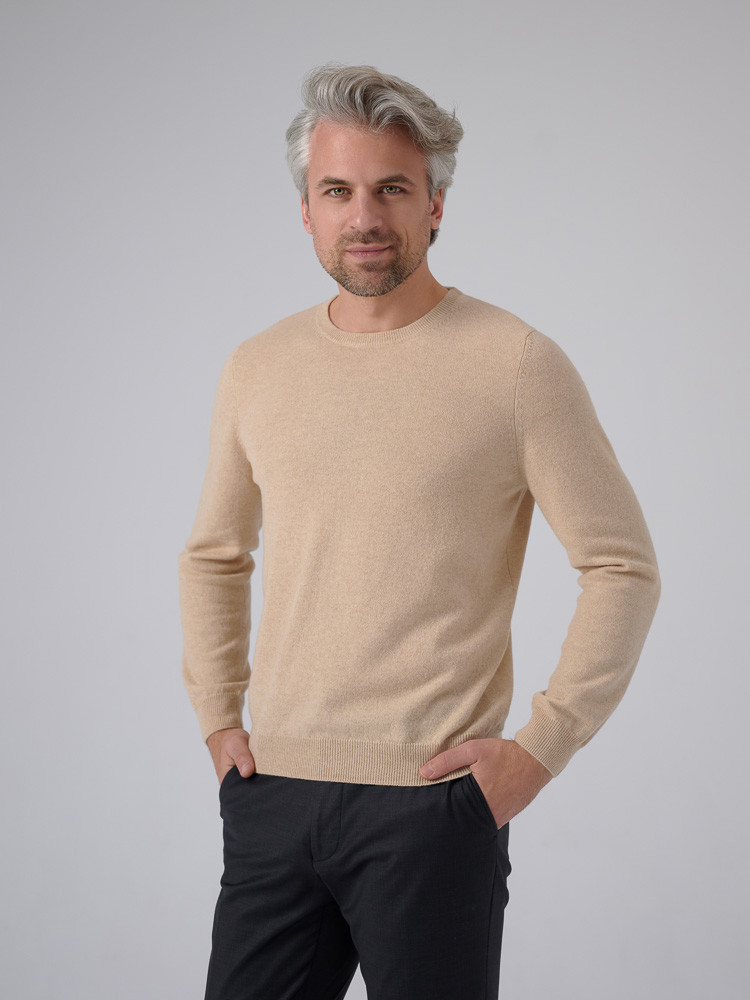 Klasyczny sweter męski 100% kaszmir