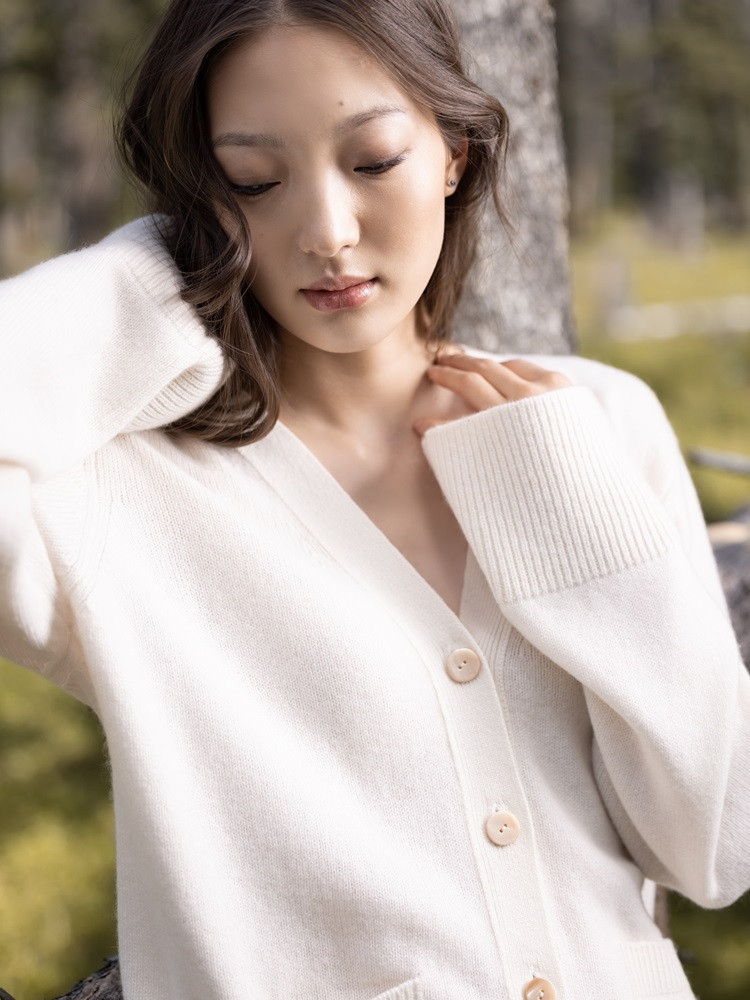 Sweter / kardigan kaszmirowy