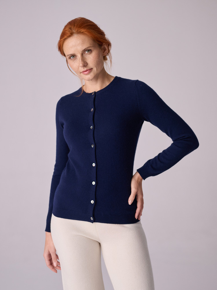 Rozpinany sweter z kaszmiru