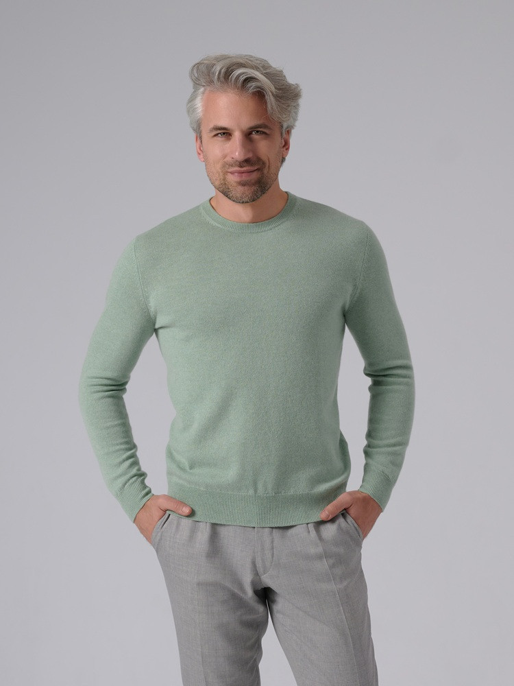 Klasyczny sweter męski 100% kaszmir