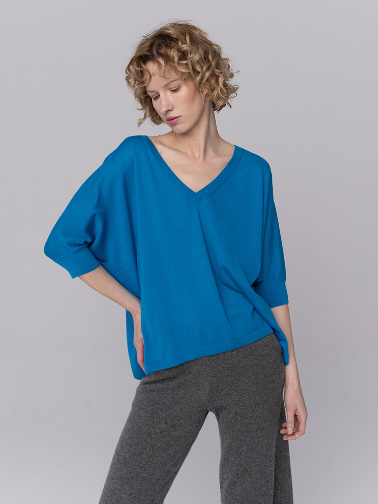 Bluzka oversize z kaszmiru