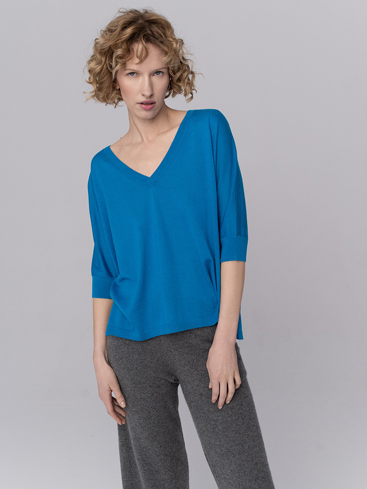Bluzka oversize z kaszmiru