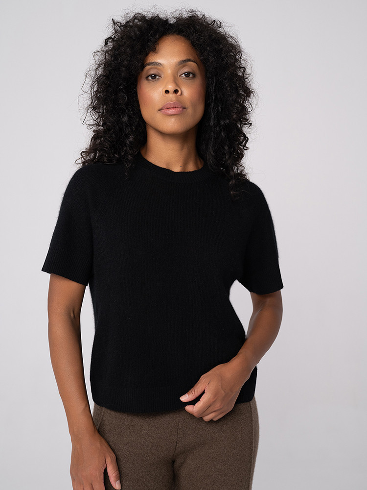 Lekki t-shirt kaszmirowy